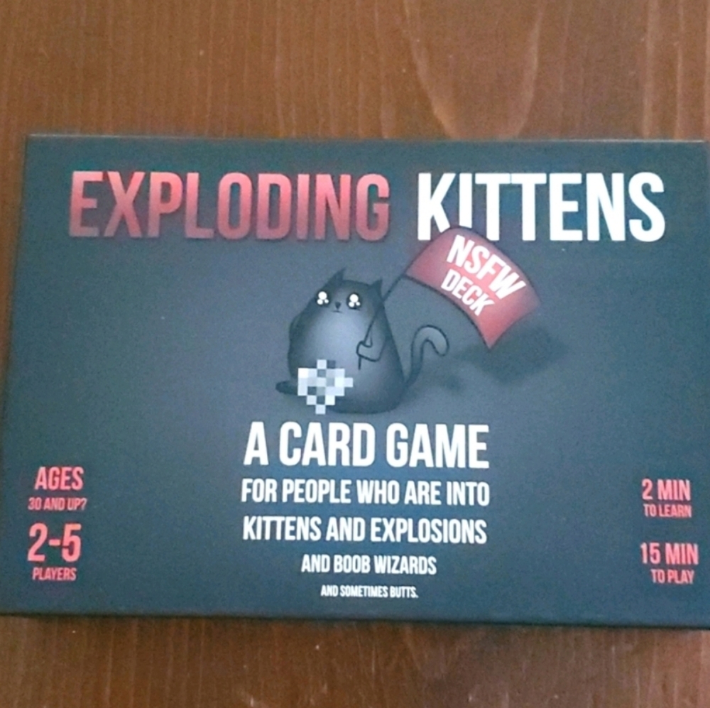 NSFW Deck Card Game - Black and Red